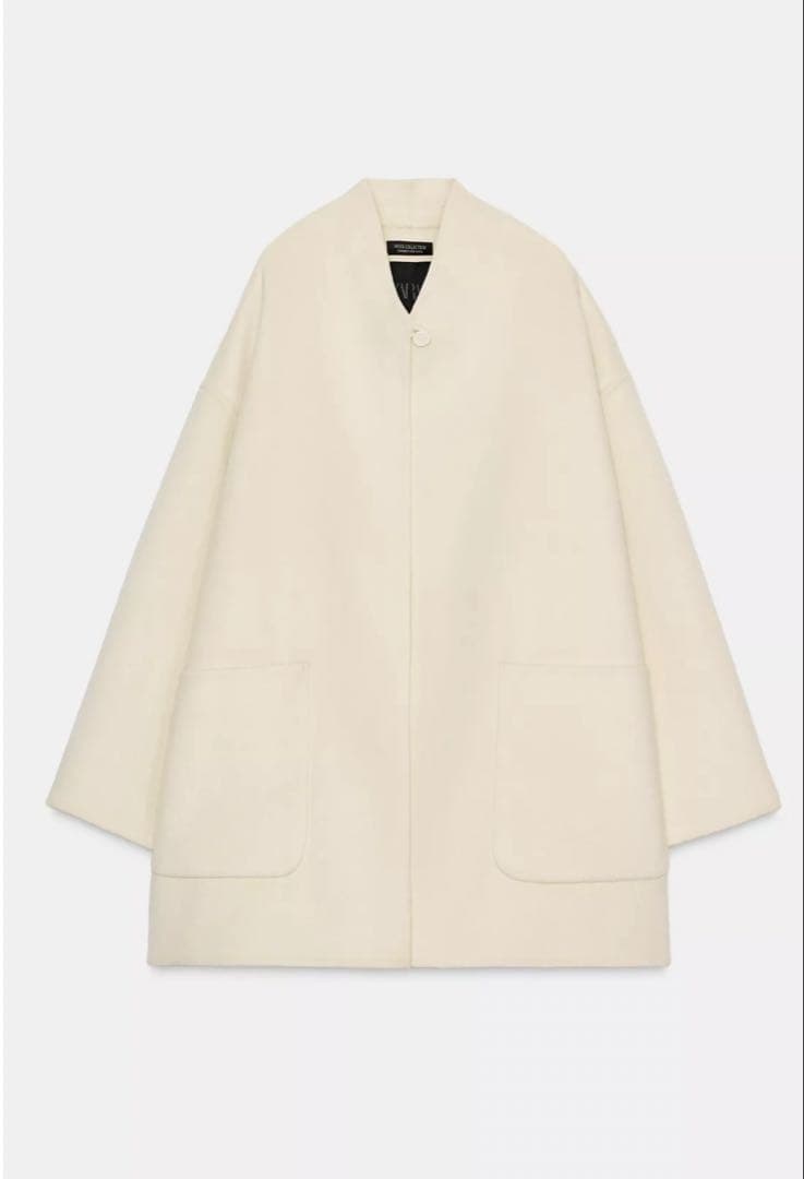 新品未使用タグ付きZARA ZW COLLECTION ウールケープコート