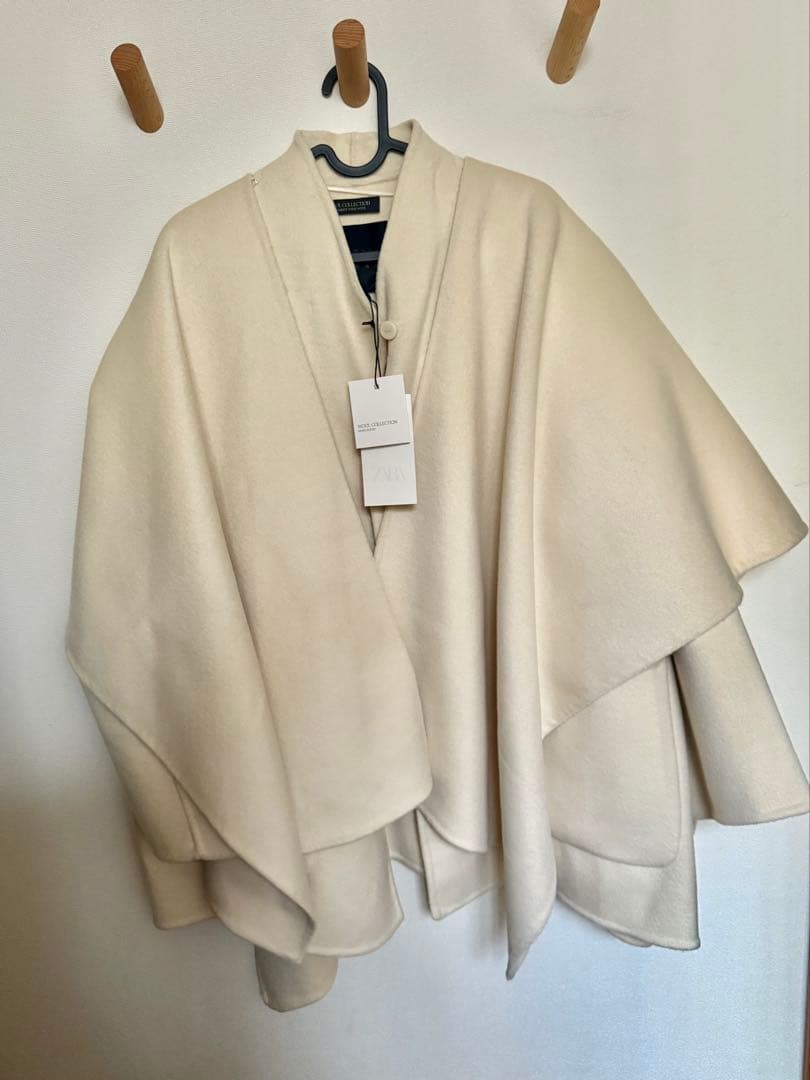 新品未使用タグ付きZARA ZW COLLECTION ウールケープコート