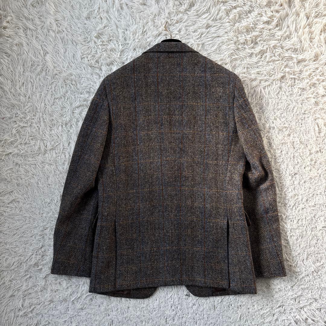 超人気☆【スーツセレクト】ハリスツイード　チェック柄　2B 本切羽　A6 L