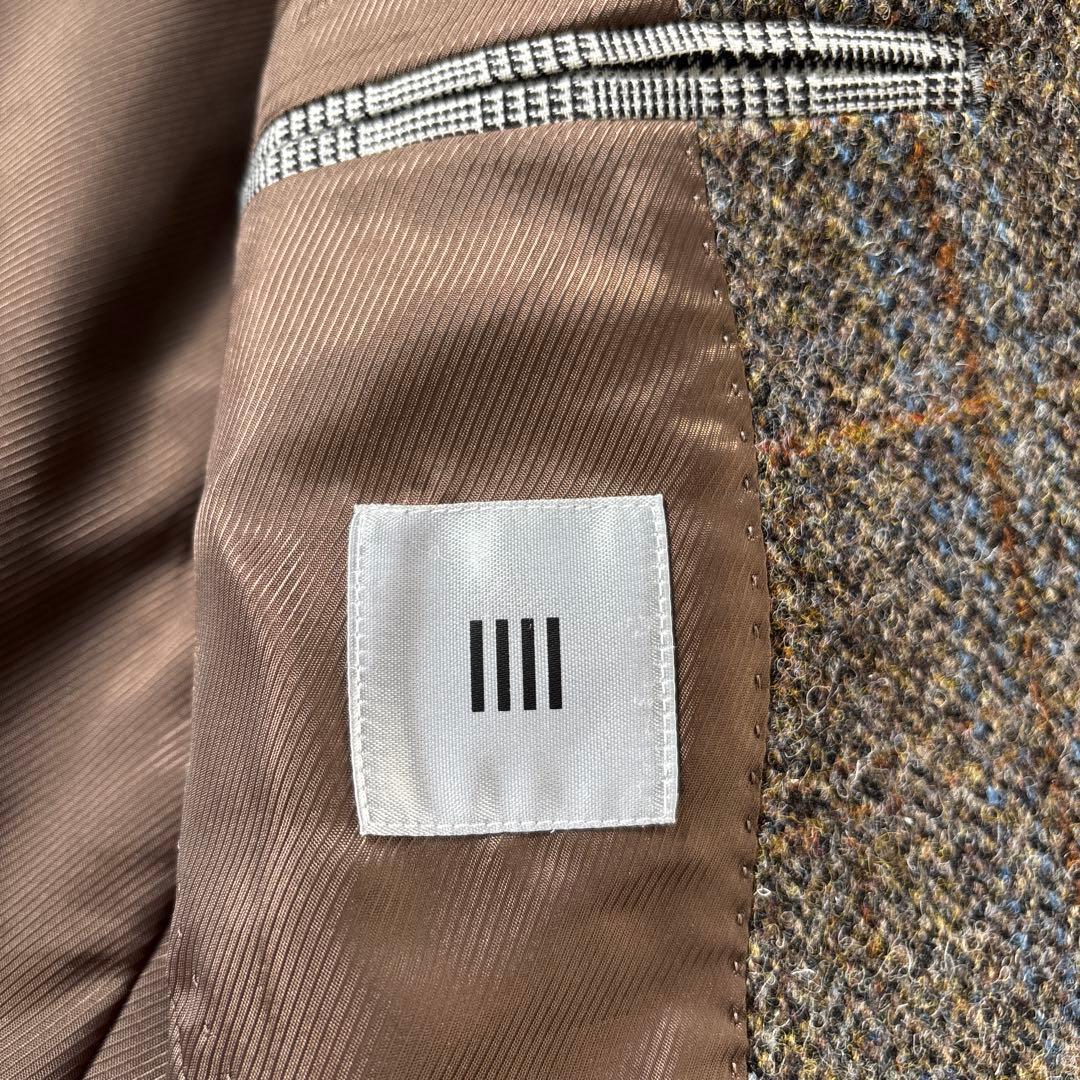 超人気☆【スーツセレクト】ハリスツイード　チェック柄　2B 本切羽　A6 L