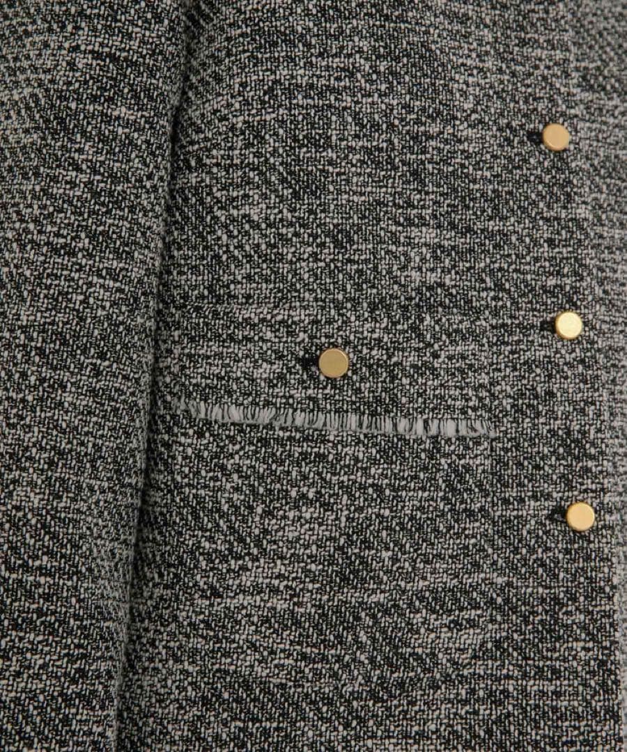 【新品未使用】URBAN RESEARCHツイードノーカラージャケット