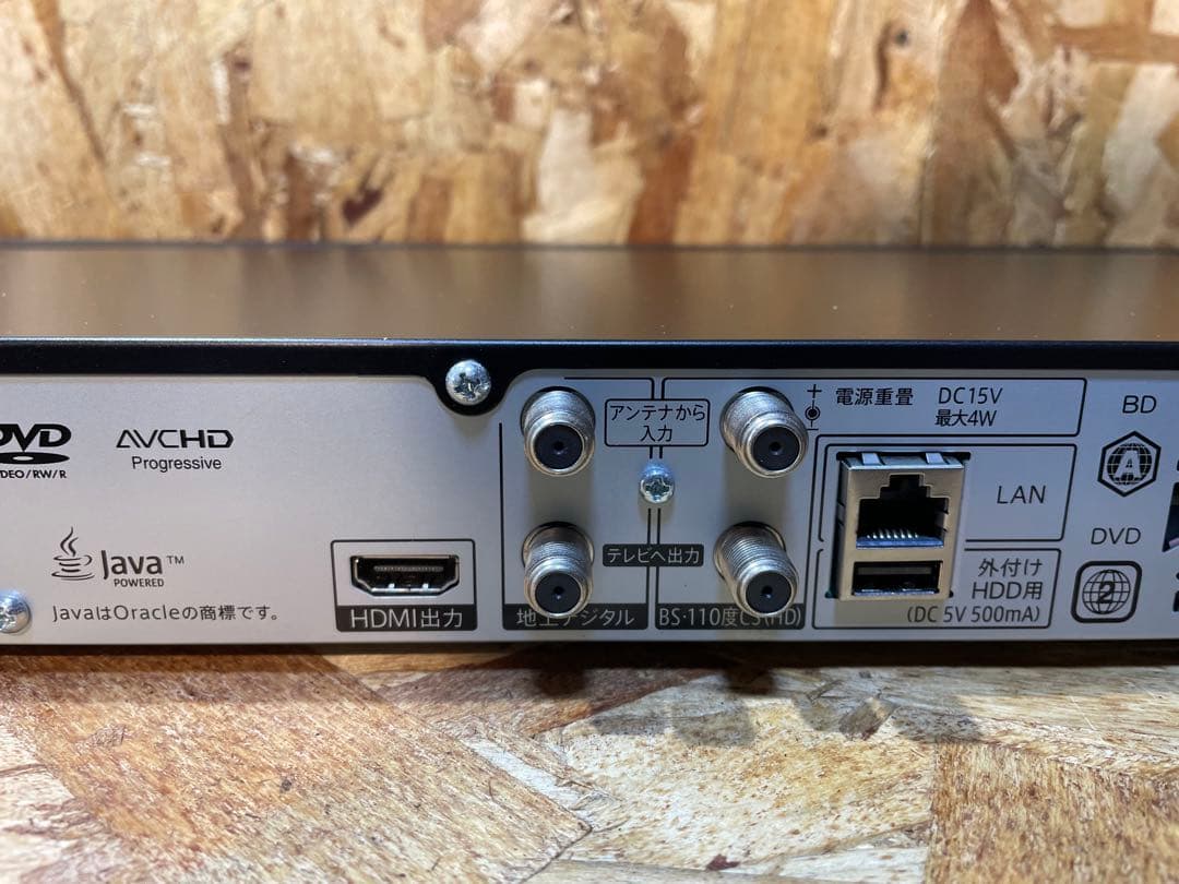 【完動品】SHARP ブルーレイレコーダー 2B-C10DW1 2021年製