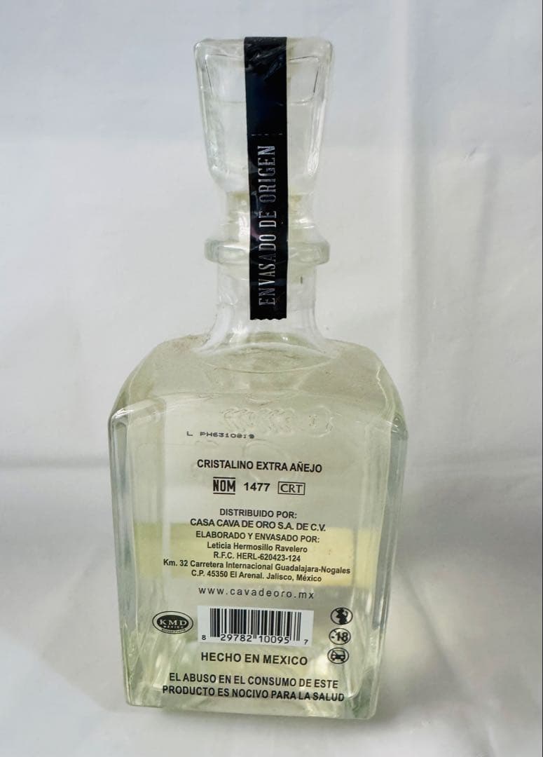 Cava de Oro Tequila Extra Añejo 750ml
