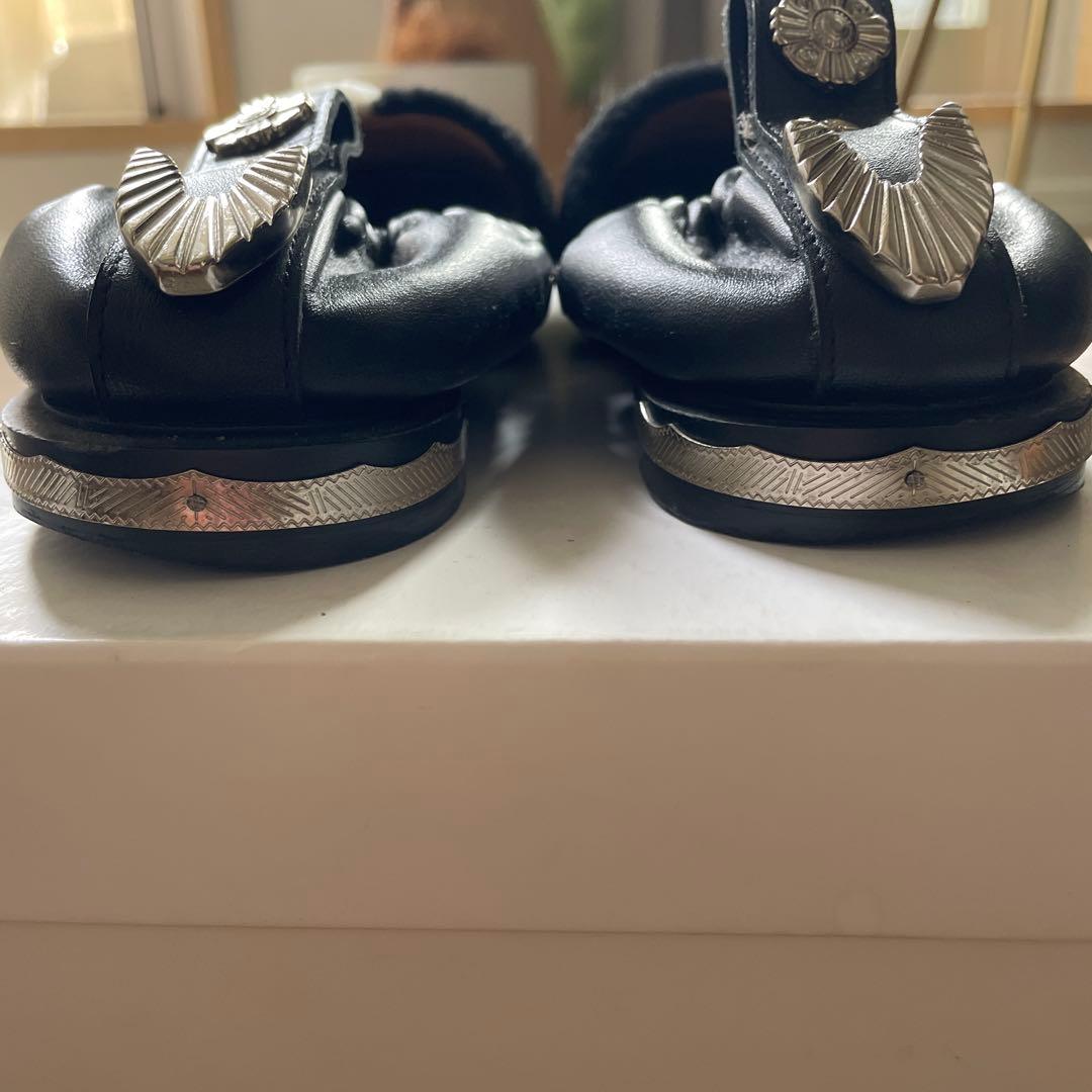 TOGA PULLA ファーフラットシューズ 38