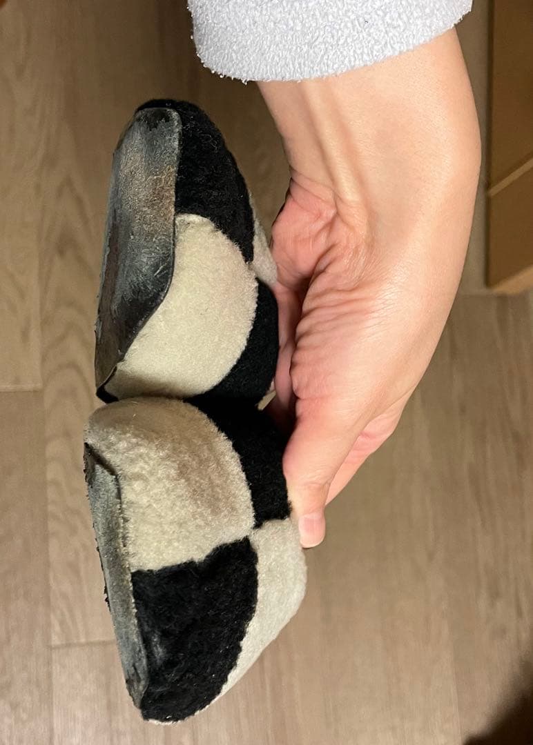 TOGA PULLA ファーフラットシューズ 38