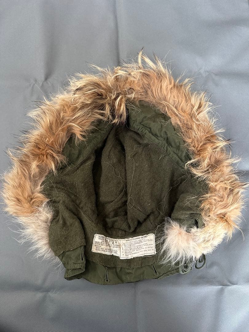 M-51 パーカー用フード　ワイヤー折れ2箇所