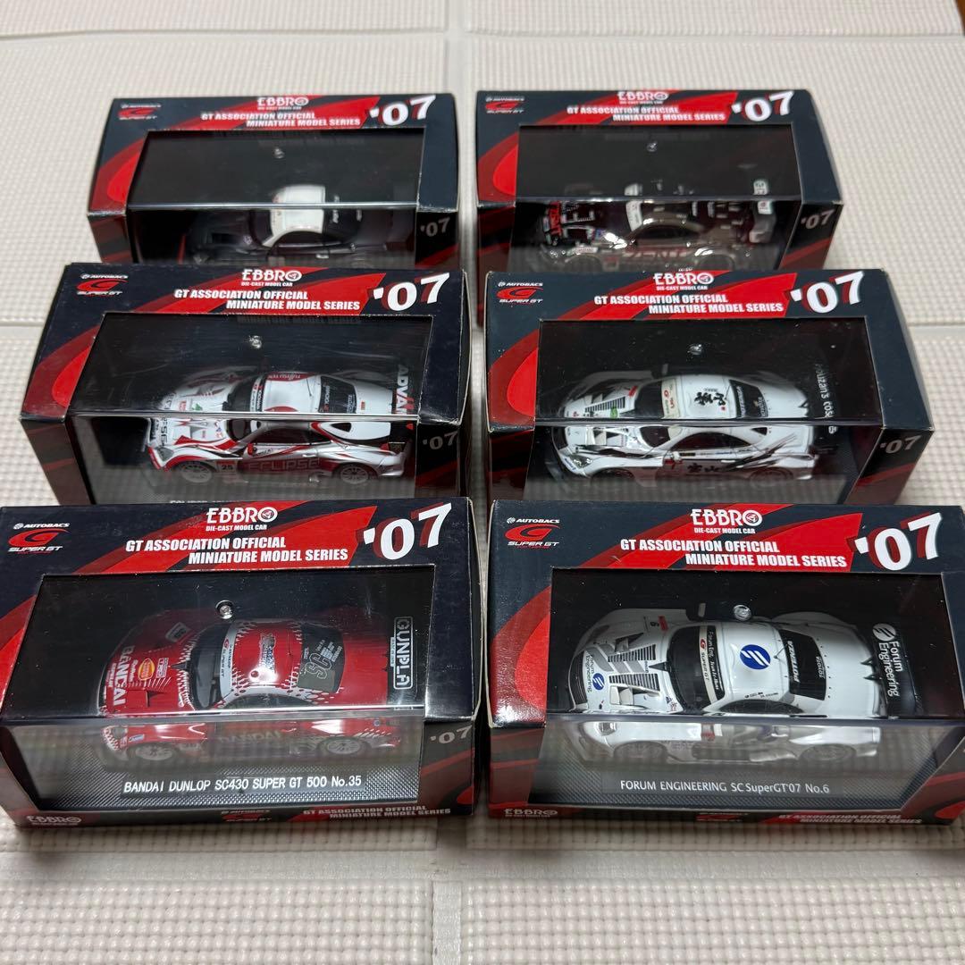 EBBRO GTアソシエーション ミニカー 1/43 スケール　6台セット