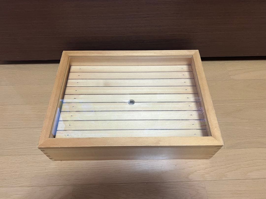 ヤマコー ネタケース 木製 寿司ネタ箱 アクリル蓋付 業務用