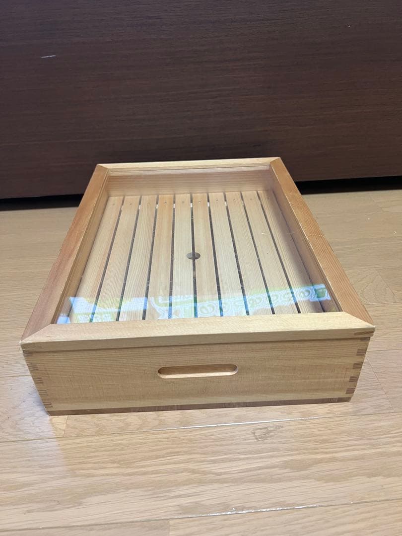 ヤマコー ネタケース 木製 寿司ネタ箱 アクリル蓋付 業務用