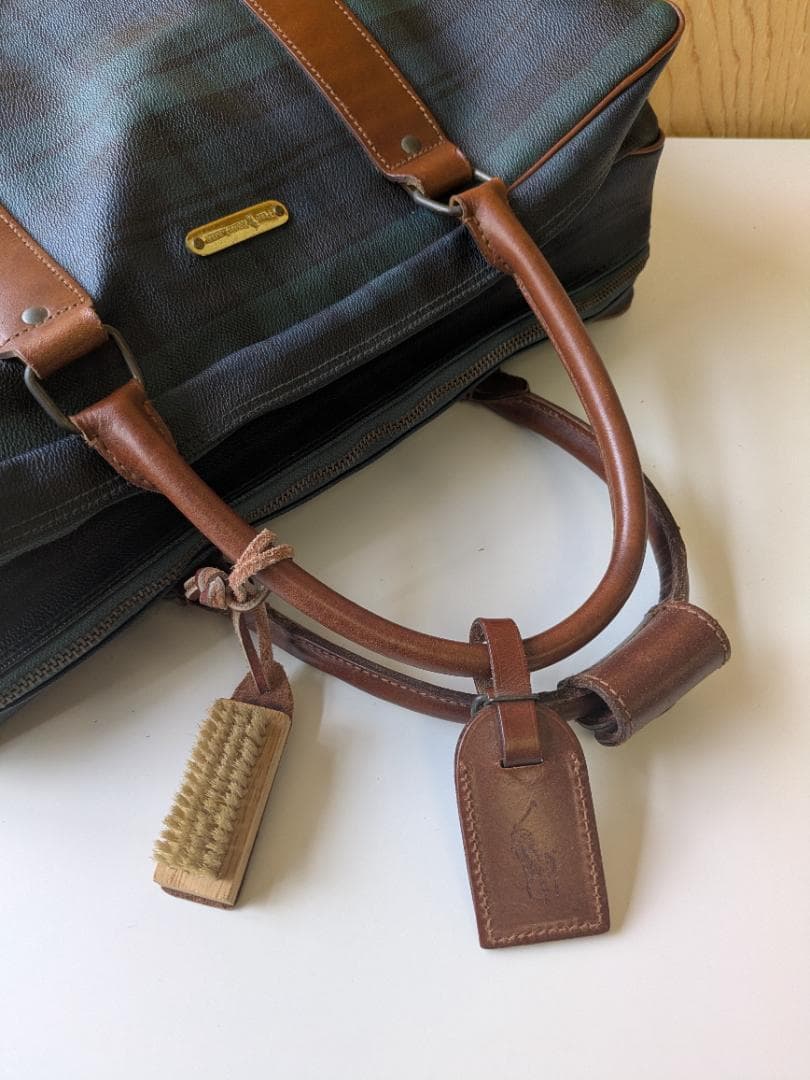 ラルフローレン　ショルダーバッグ　PVC　チェック柄　3654