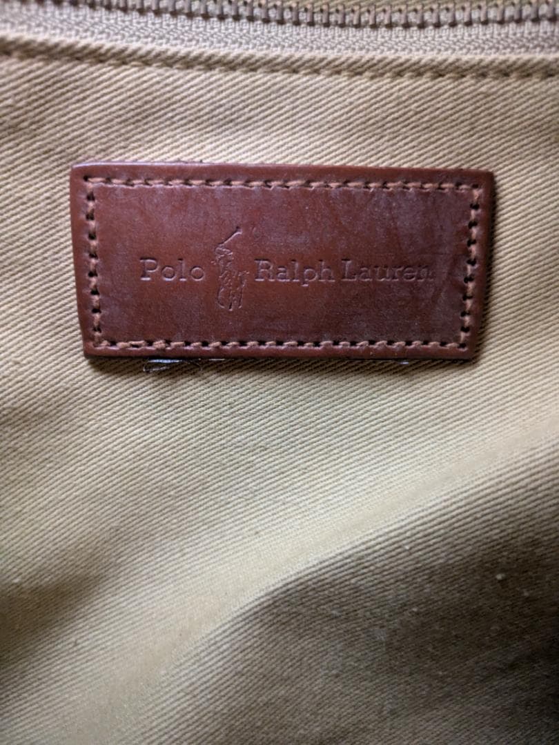 ラルフローレン　ショルダーバッグ　PVC　チェック柄　3654