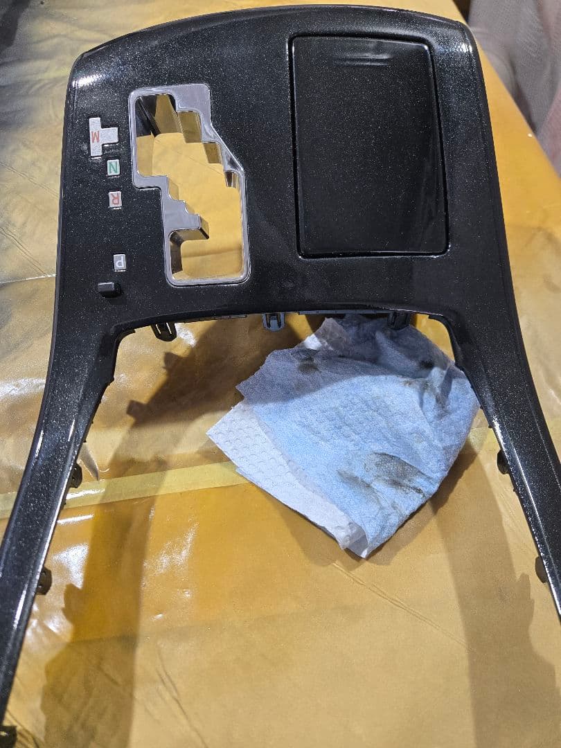 20ヴェルファイアアルファードセンターパネル塗装品ブラックメタリック塗装後未使用