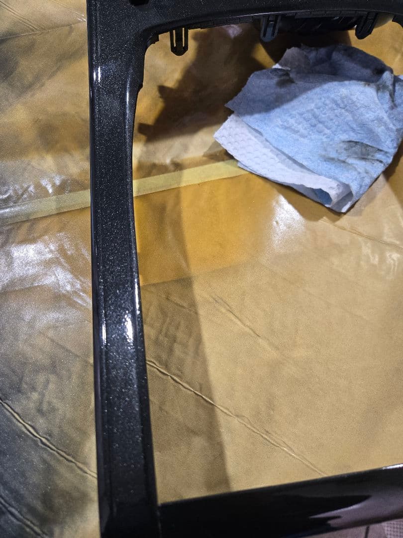 20ヴェルファイアアルファードセンターパネル塗装品ブラックメタリック塗装後未使用