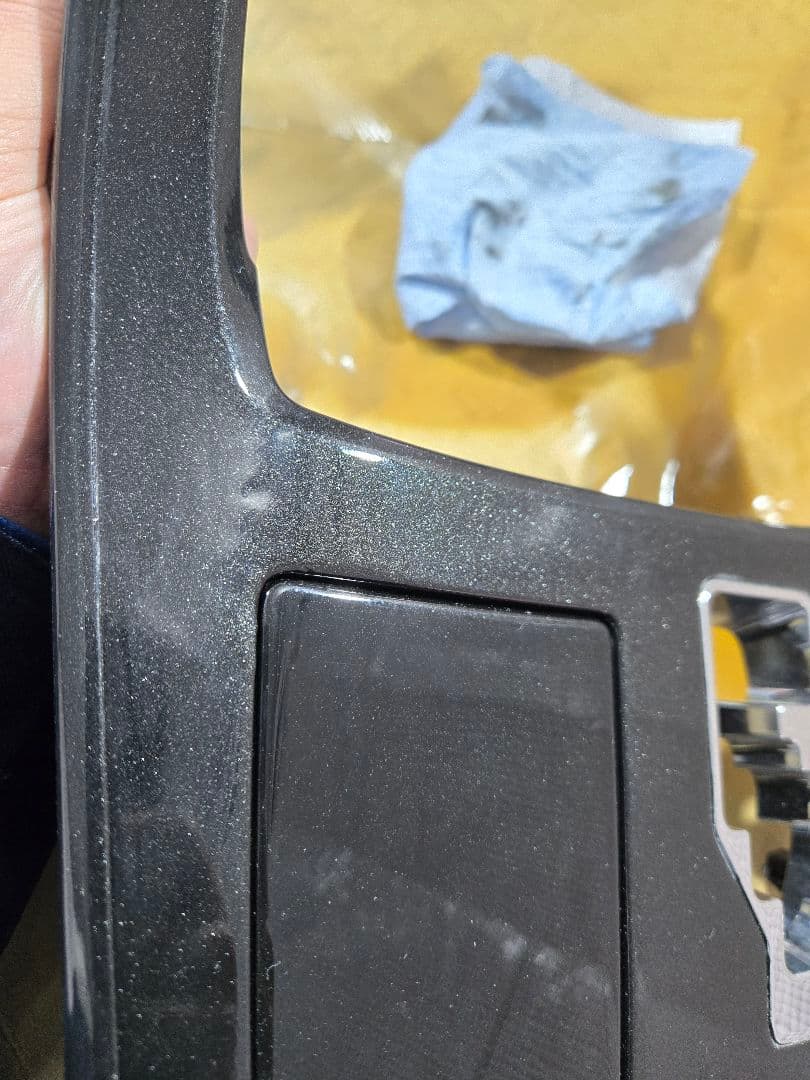 20ヴェルファイアアルファードセンターパネル塗装品ブラックメタリック塗装後未使用