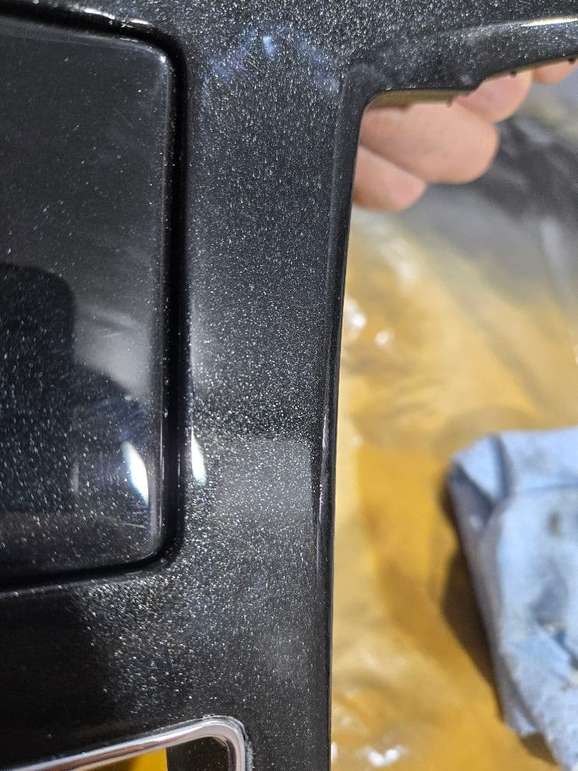 20ヴェルファイアアルファードセンターパネル塗装品ブラックメタリック塗装後未使用