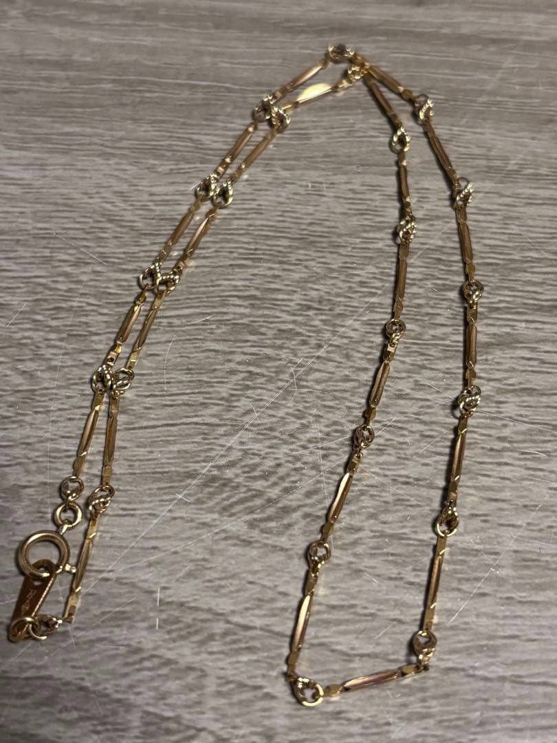 【K18 造幣局刻印あり】美品 キリコ 切子 ゴールド ネックレス 約5.2g