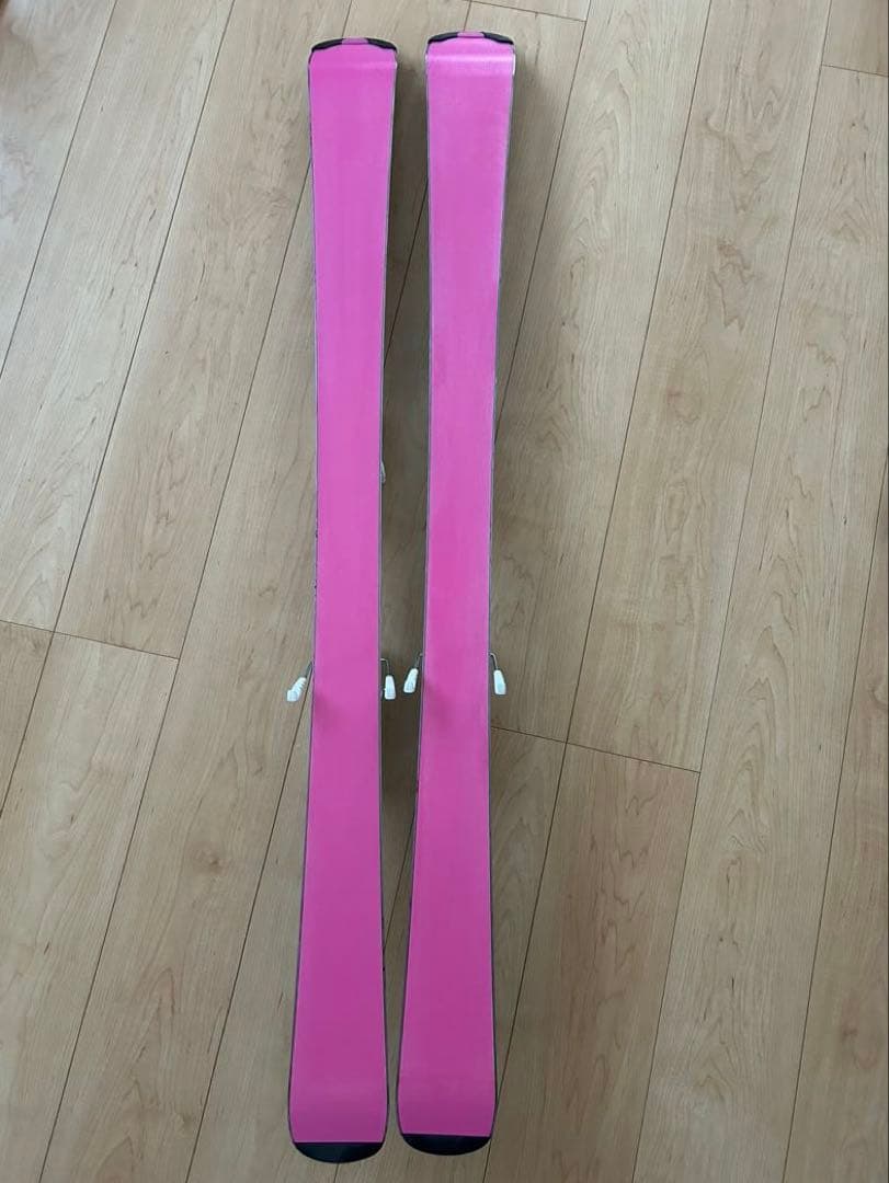 STREULE シュトロイレ スキー板 130 ビンディング、ポール、ケース付き