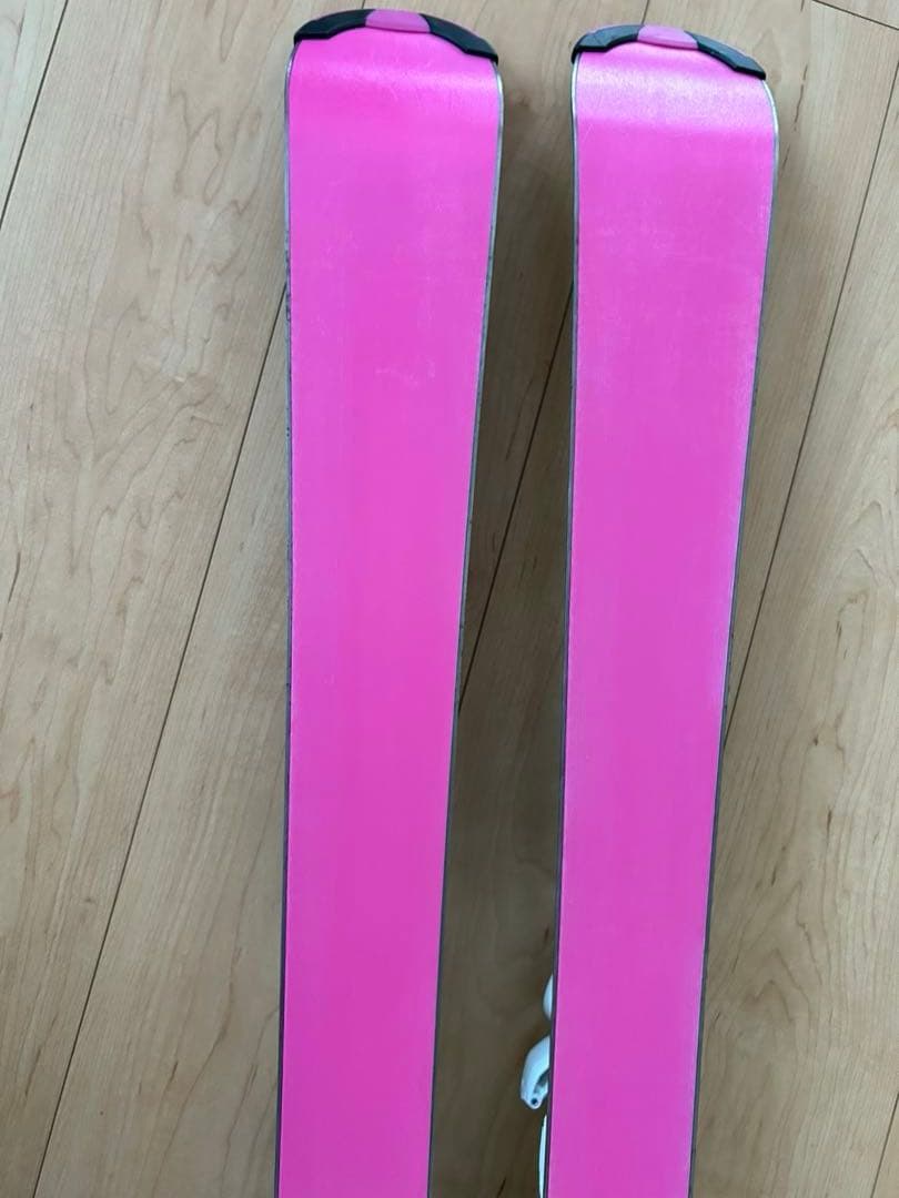 STREULE シュトロイレ スキー板 130 ビンディング、ポール、ケース付き