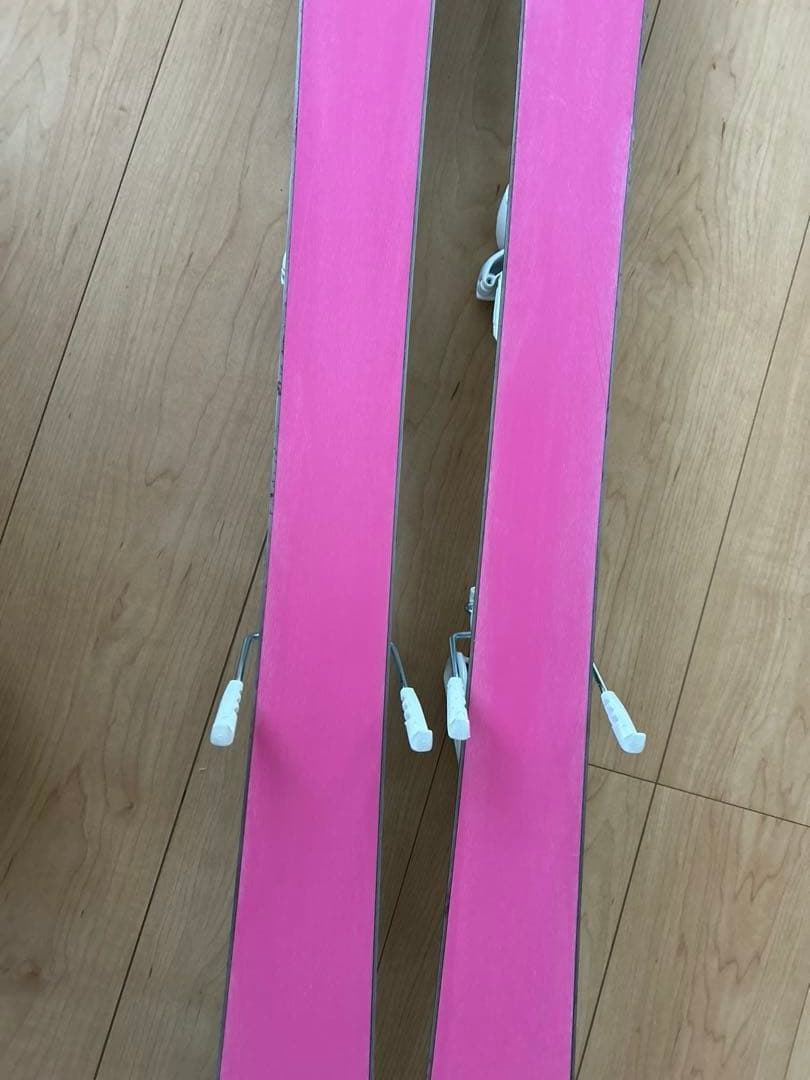 STREULE シュトロイレ スキー板 130 ビンディング、ポール、ケース付き