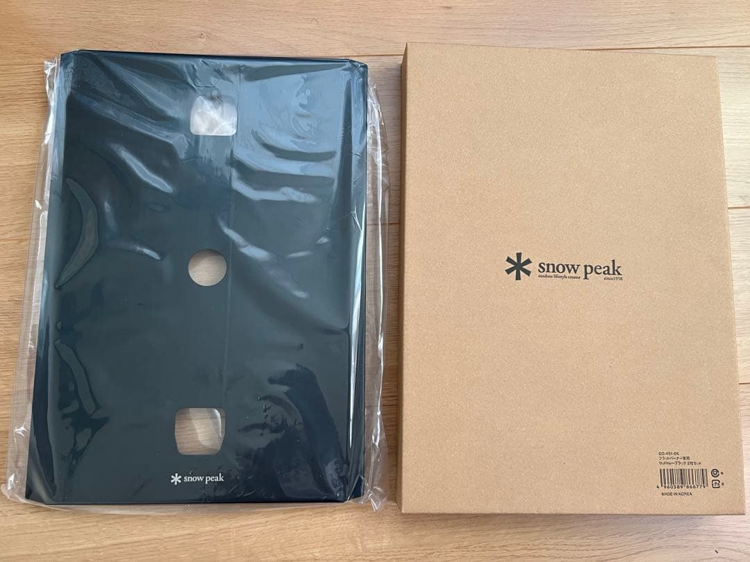 スノーピーク　フラットバーナー専用 リッドトレー ブラック お詫びの品　1枚のみ