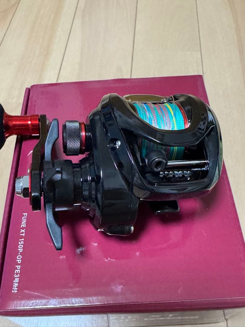 ダイワDAIWAタコ用 両軸リールフネXT150P-PE3号糸付き右ベイトリール