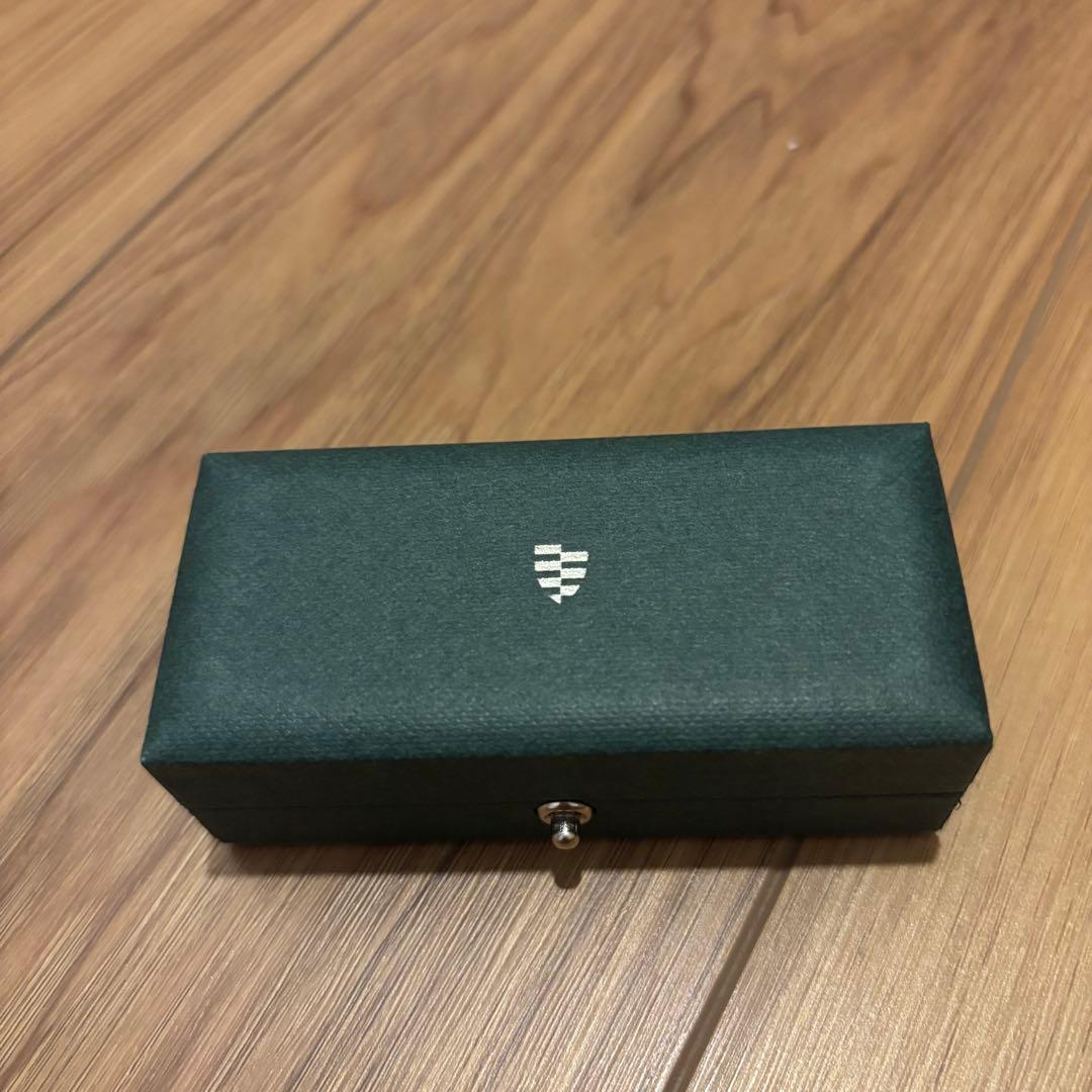 【1度のみ着用】CODIS MAYA ボウ カフリンクス ゴールド×パール