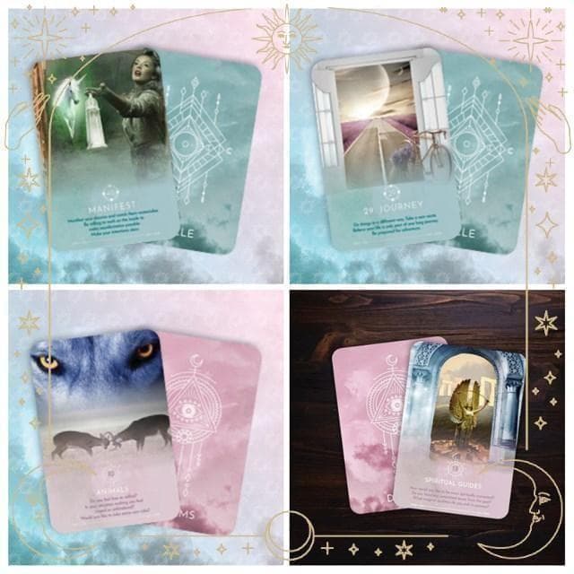 美麗海外デッキ✨夢を占う✨直感的な潜在意識を呼び覚ますドリーム＆オラクルカード