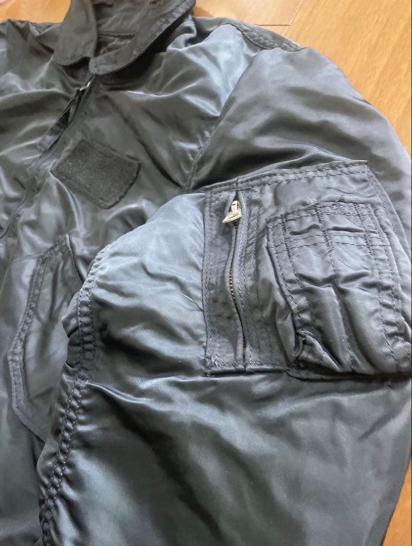 ALPHA USA製 CWU-36/P フライトジャケット ブラック M