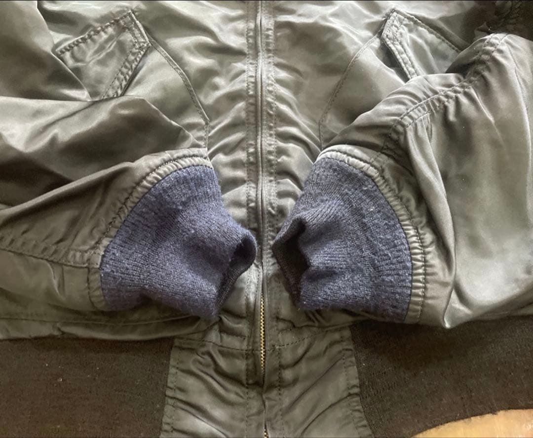 ALPHA USA製 CWU-36/P フライトジャケット ブラック M