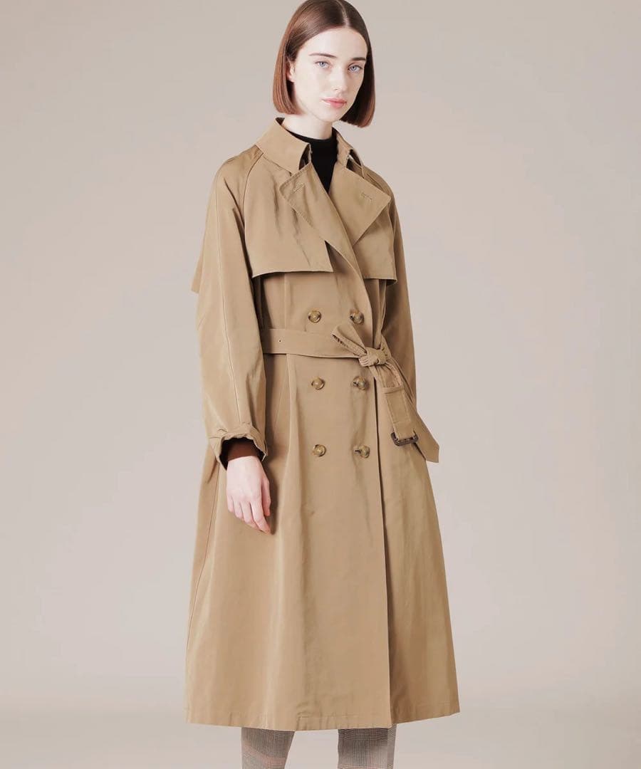 値下げ　ソフトメモリーグログラントレンチコート