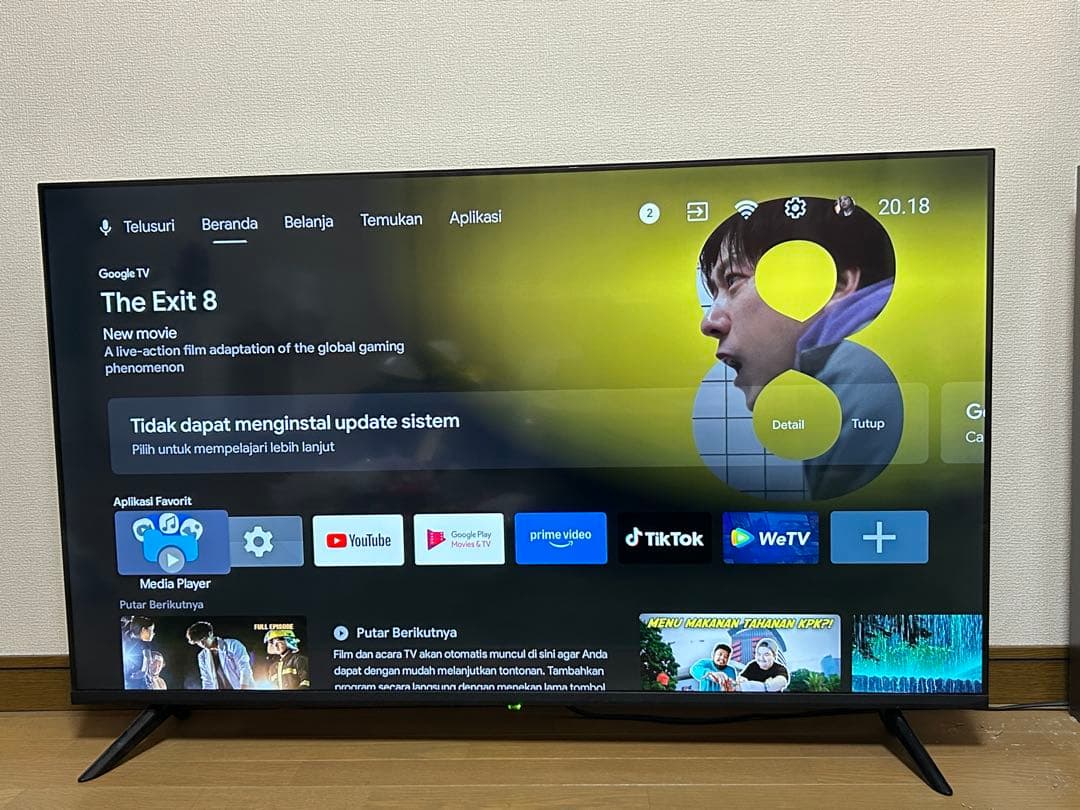 テレビ　50インチ