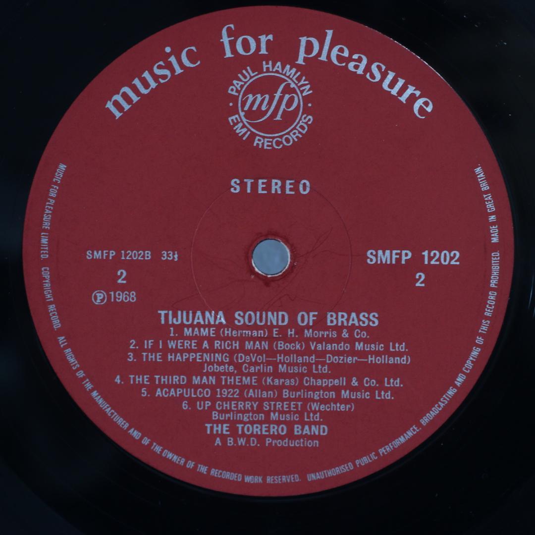 英LP The Torero Band Tijuana SoundOfBrass