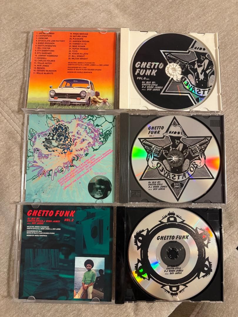 Dev Large bobo james GHETTO FUNK CDセット