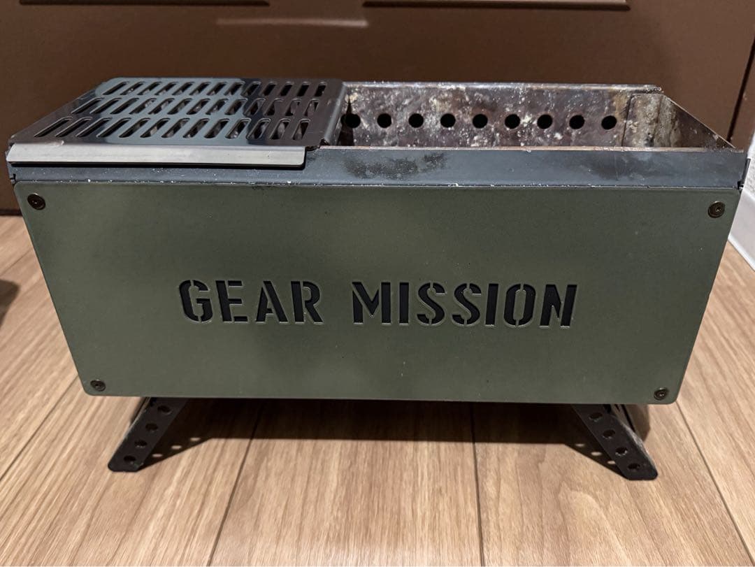 商品名　GEAR MISSION 焚き火台 五徳付き