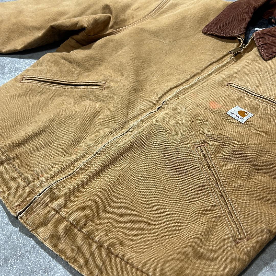 00s USA製 ブラウン カーハート デトロイトジャケット ダックM