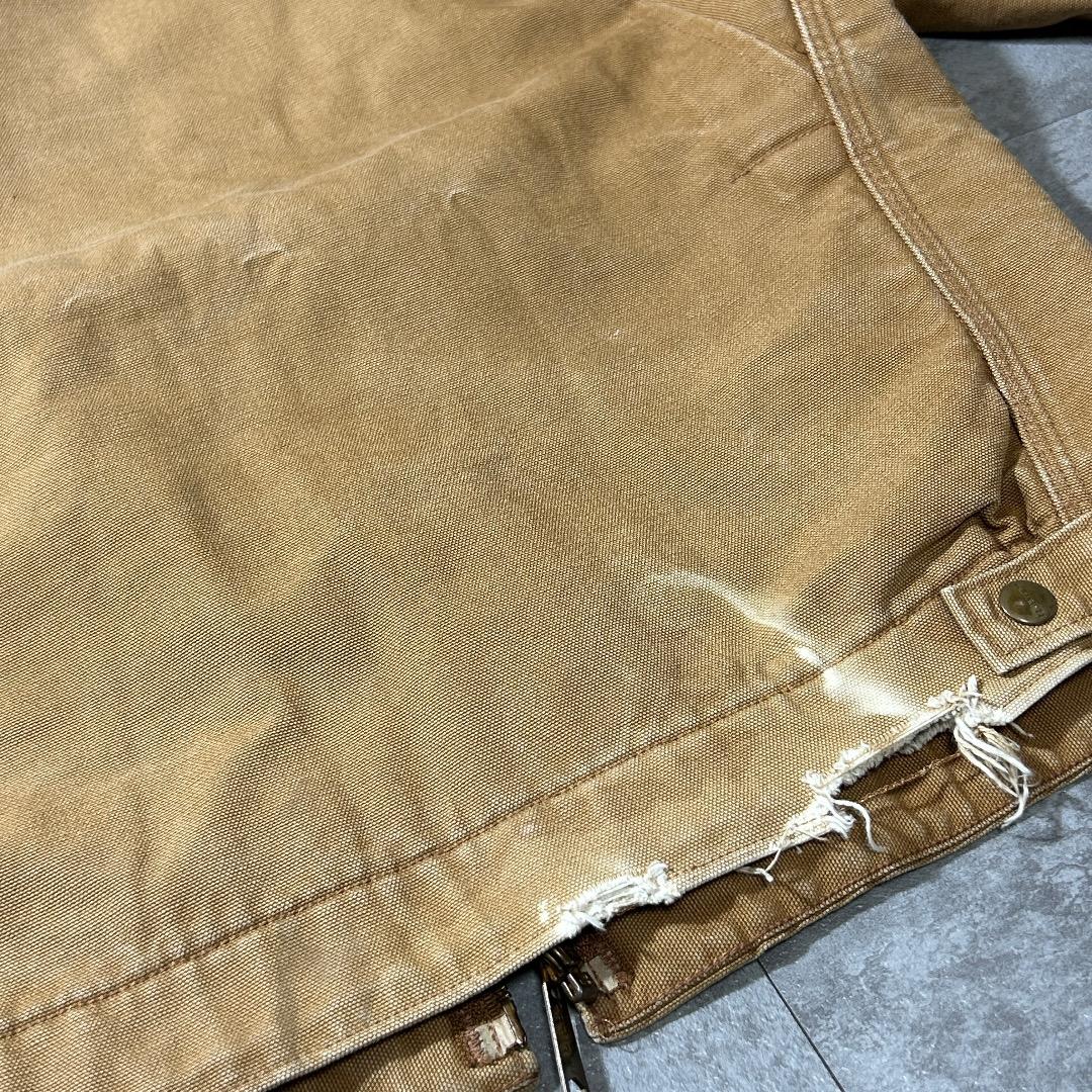 00s USA製 ブラウン カーハート デトロイトジャケット ダックM