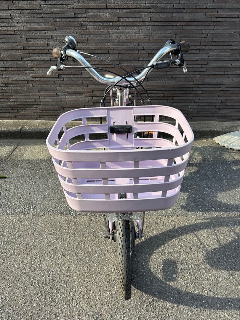 ブリヂストン電動アシスト自転車 ピンク