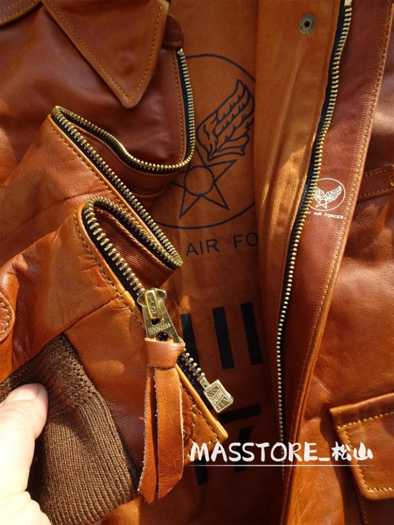 メンズ革ジャン A2 馬革 フライトジャケット レザージャケット本革S-5XL