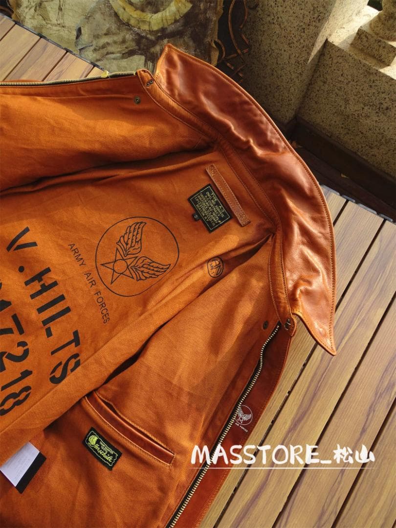 メンズ革ジャン A2 馬革 フライトジャケット レザージャケット本革S-5XL