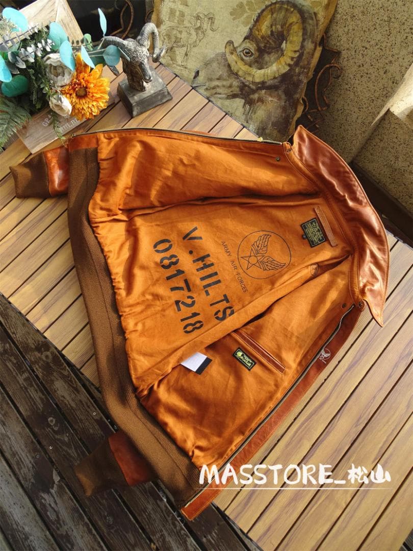 メンズ革ジャン A2 馬革 フライトジャケット レザージャケット本革S-5XL