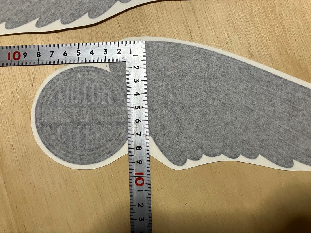 レプリカタンクデカール Wing メタルゴールド パン ナックル エボ ショベル