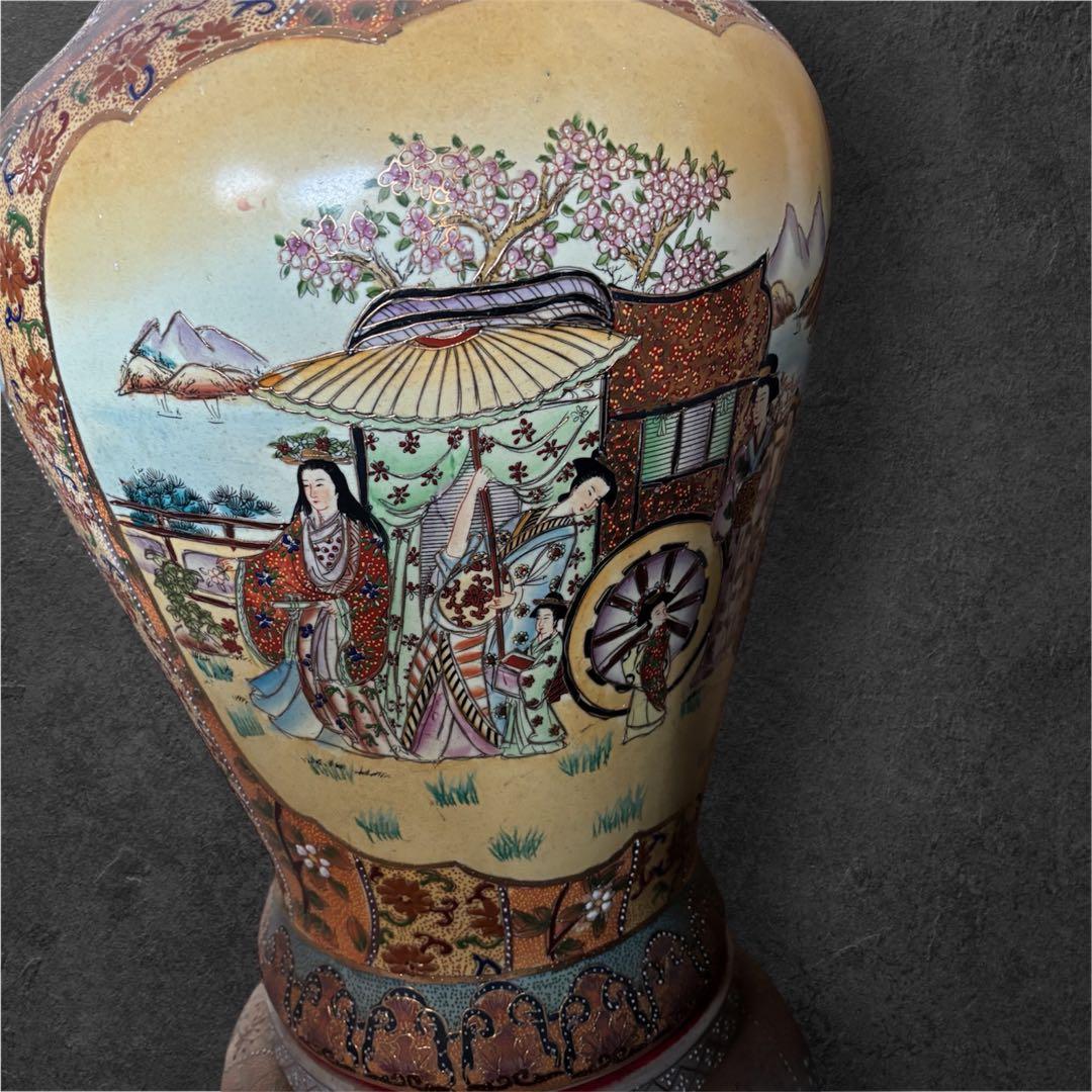 手渡し限定　105㎝　大型　特大　金彩　花瓶　壺　置物　岐阜県揖斐郡池田町