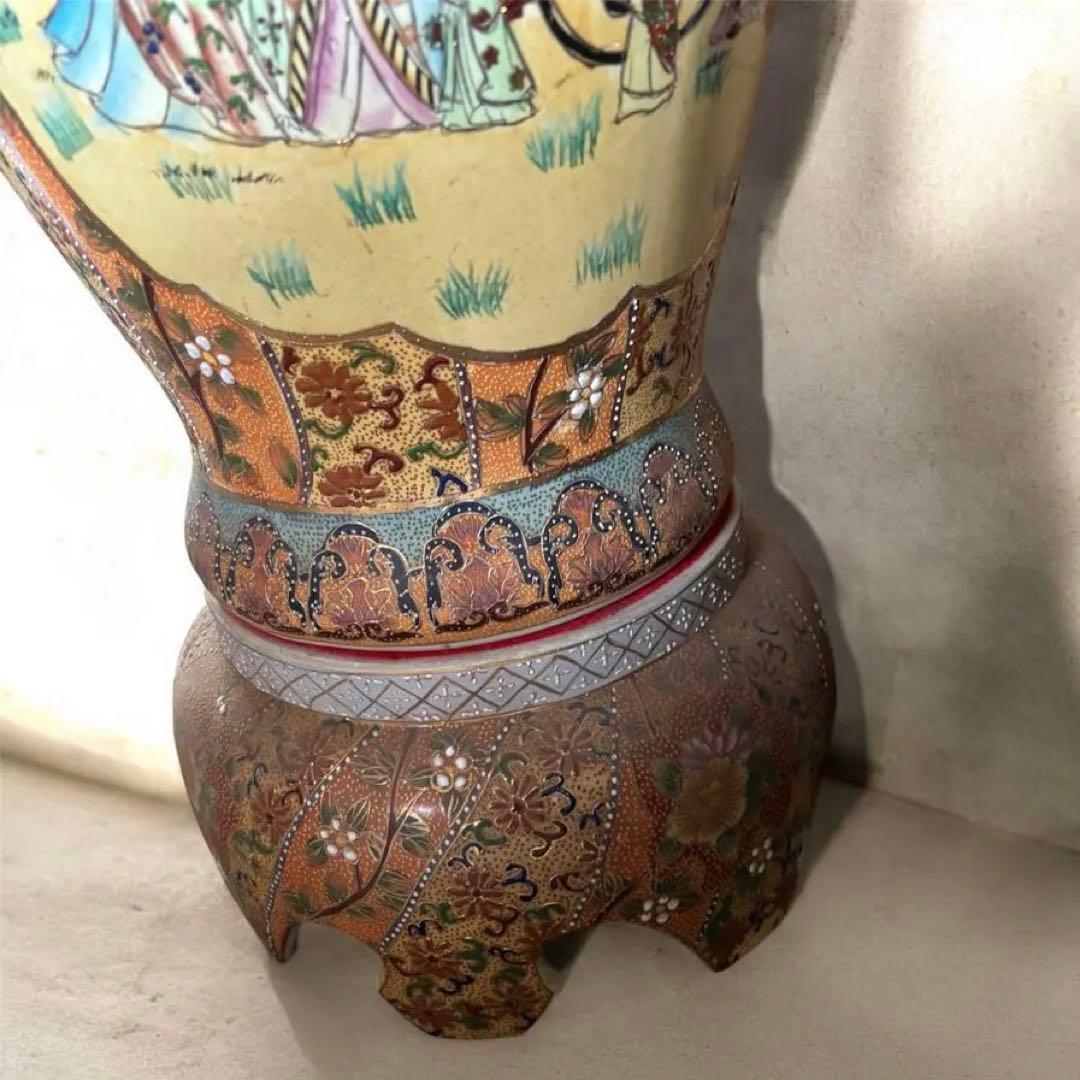 手渡し限定　105㎝　大型　特大　金彩　花瓶　壺　置物　岐阜県揖斐郡池田町