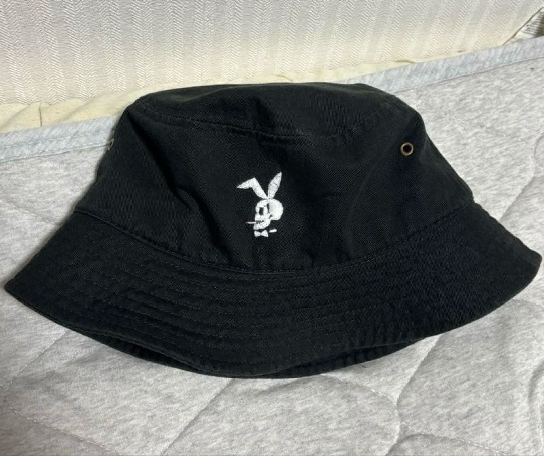 s*n様 プレイボーイ スカルバニー PLAYBOY バケットハット ハンドメイ