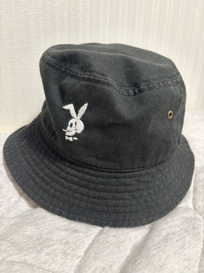 s*n様 プレイボーイ スカルバニー PLAYBOY バケットハット ハンドメイ