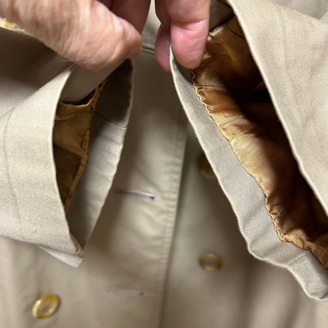 バーバリーズ トレンチコート ヴィンテージ ノバチェック ベージュ L