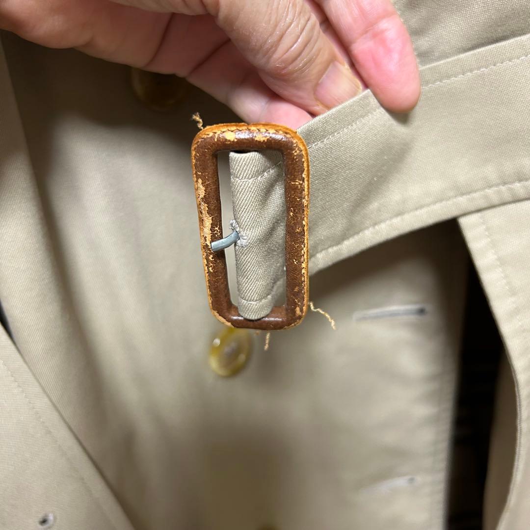 バーバリーズ トレンチコート ヴィンテージ ノバチェック ベージュ L