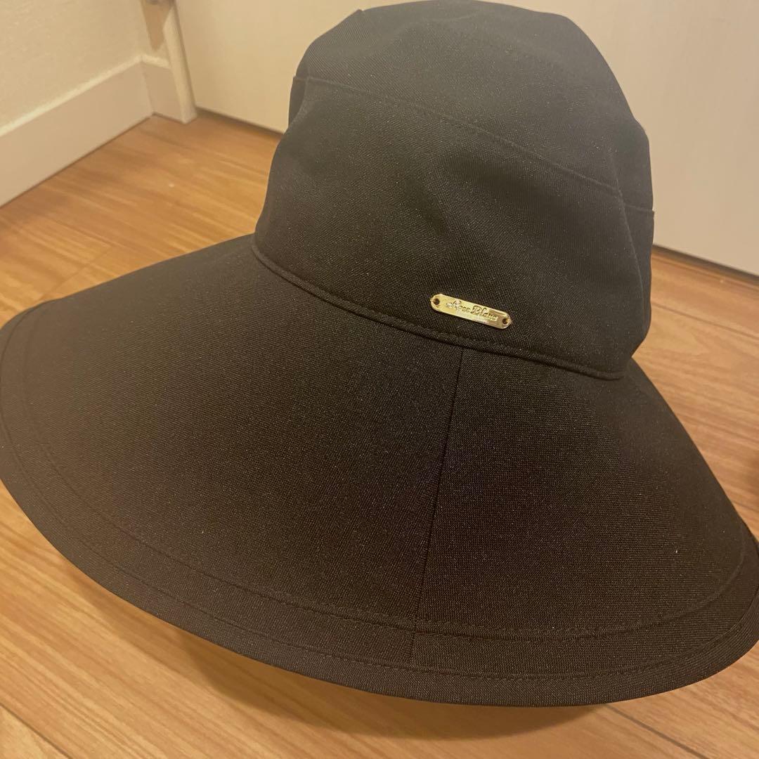 芦屋ロサブランプレーンハット 13cmブラックM