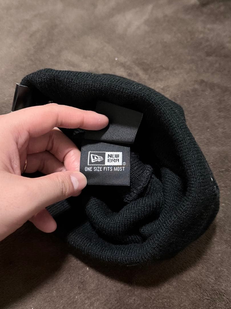 帽子 Supreme X new era box logo beanie black