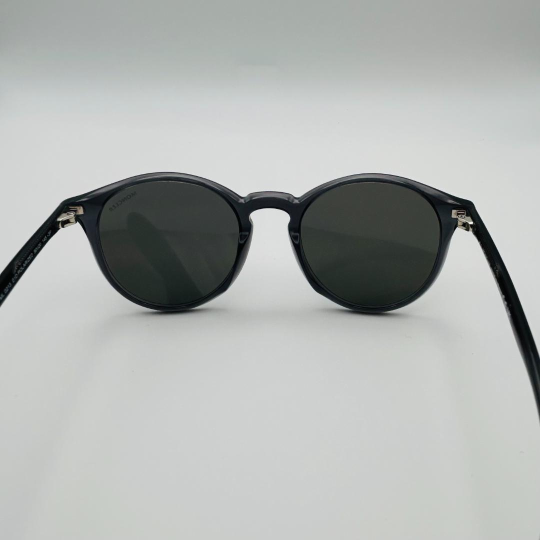 未使用 MONCLER モンクレール サングラス ボストン ブラック 偏光レンズ